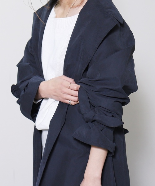 reca（レカ）の「キャンディスリーブ トレンチコート 2019S/S（トレンチコート・レディース・ベージュ/ブルー系その他/ピンク系その他・M/L）」の13枚目の写真