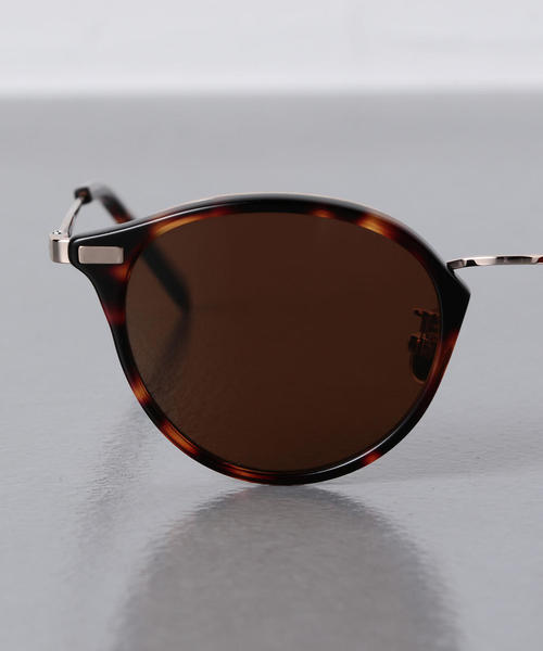 UNITED ARROWS（ユナイテッドアローズ）の「UWSC BOSTON メタルテンプル サングラス◆（サングラス・レディース・ダークブラウン/ブラック・FREE）」の10枚目の写真