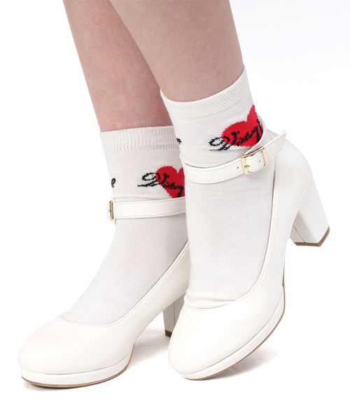 WEGO（ウィゴー）の「WEGO/ストラップパンプス（パンプス・レディース・ホワイト/ブラック/サックスブルー/パープル/レッド・23.5/24.5）」の2枚目の写真