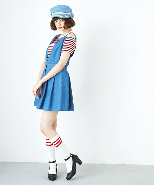 WEGO（ウィゴー）の「WEGO/ストラップパンプス（パンプス・レディース・ホワイト/ブラック/サックスブルー/パープル/レッド・23.5/24.5）」の17枚目の写真