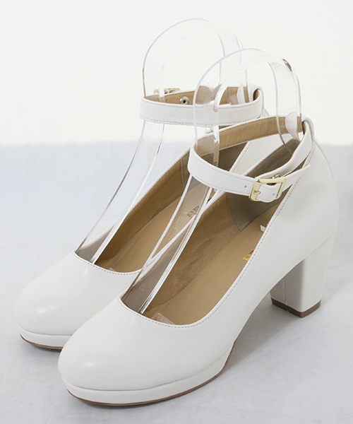 WEGO（ウィゴー）の「WEGO/ストラップパンプス（パンプス・レディース・ホワイト/ブラック/サックスブルー/パープル/レッド・23.5/24.5）」の19枚目の写真