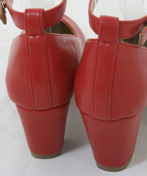 WEGO（ウィゴー）の「WEGO/ストラップパンプス（パンプス・レディース・ホワイト/ブラック/サックスブルー/パープル/レッド・23.5/24.5）」の9枚目の写真