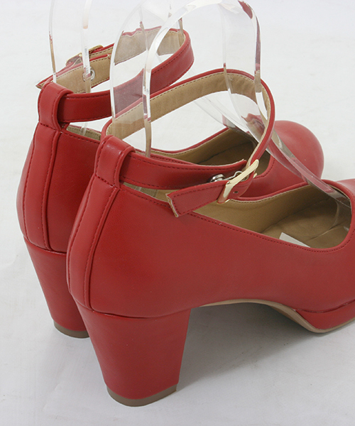 WEGO（ウィゴー）の「WEGO/ストラップパンプス（パンプス・レディース・ホワイト/ブラック/サックスブルー/パープル/レッド・23.5/24.5）」の10枚目の写真