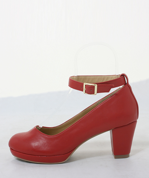 WEGO（ウィゴー）の「WEGO/ストラップパンプス（パンプス・レディース・ホワイト/ブラック/サックスブルー/パープル/レッド・23.5/24.5）」の12枚目の写真