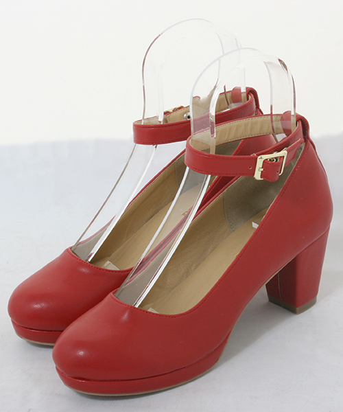 WEGO（ウィゴー）の「WEGO/ストラップパンプス（パンプス・レディース・ホワイト/ブラック/サックスブルー/パープル/レッド・23.5/24.5）」の14枚目の写真