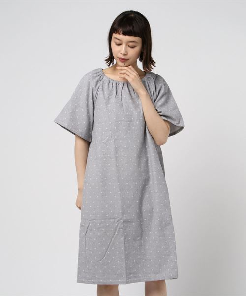 Kaimin Labo カイミンラボ の 今治スモッグワンピース ルームウェア パジャマ Wear