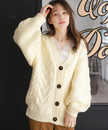 Heather | フトケーブルニットアウター  844391(その他アウター)