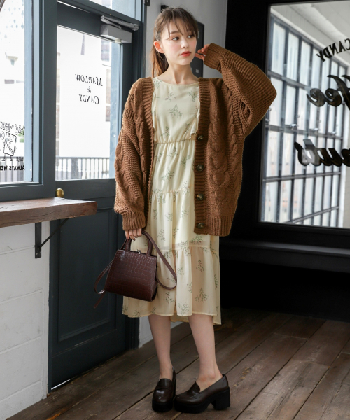 Heather ジャケット ブラウン Heather（ヘザー）の「ナカワタCPOコート 847448（その他