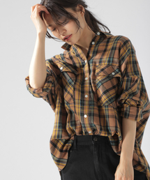 BAYFLOW | BIGシルエットチェックシャツ(シャツ/ブラウス)