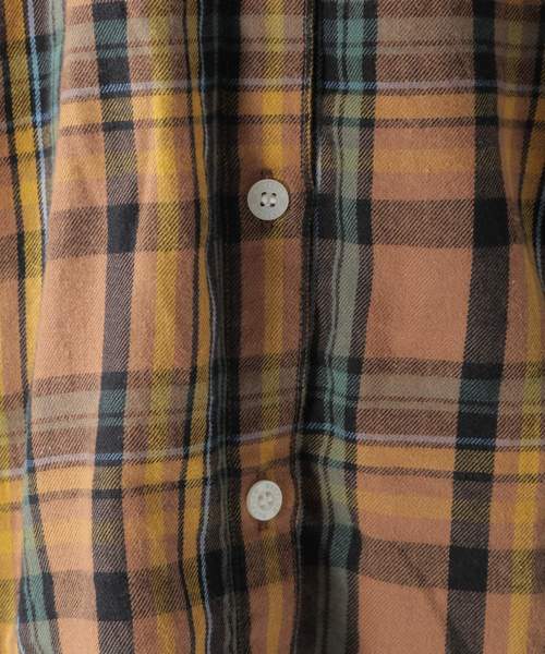 BAYFLOW（ベイフロー）の「BIGシルエットチェックシャツ（シャツ/ブラウス・レディース・チャコールグレー/ネイビー/マスタード・SMALL/MEDIUM）」の10枚目の写真