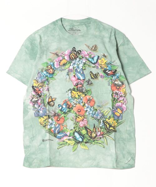 PARKS TOKYO SELECT（パークストウキョウセレクト）の「【THE MOUNTAIN】（UN）プリント Tシャツ（Tシャツ/カットソー・メンズ・ベージュ/ネイビー/ブラウン/イエロー/グリーン/ダークブルー・SMALL/MEDIUM/LARGE）」の3枚目の写真
