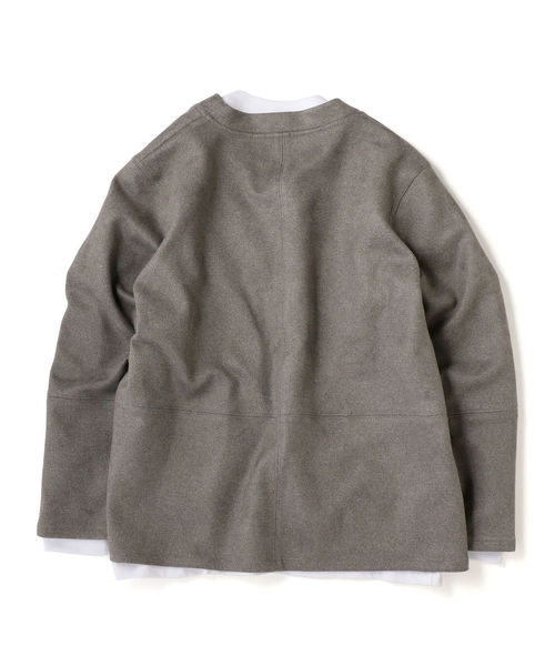 SHIPS(シップス)の「SU: マシュマロスエード ノーボタン カーディガン 19FW(カーディガン/ボレロ・メンズ・グレー/グリーン/ブラック/ベージュ・SMALL/MEDIUM/LARGE)」の16枚目の写真
