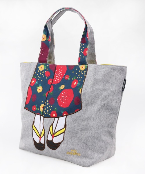 mis zapatos（ミス　サパト）の「着物トート（トートバッグ・レディース・ブラック/ネイビー/グレー/ブルー/ワイン・ONE SIZE）」の8枚目の写真