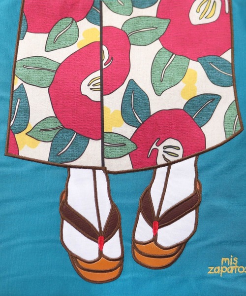 mis zapatos（ミス　サパト）の「着物トート（トートバッグ・レディース・ブラック/ネイビー/グレー/ブルー/ワイン・ONE SIZE）」の20枚目の写真