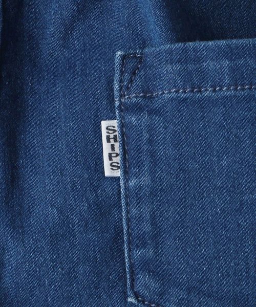 SHIPS（シップス）の「SHIPS KIDS:デニム タック パンツ(100～130cm)（デニムパンツ・キッズ・ネイビー・100/110/120/130）」の4枚目の写真