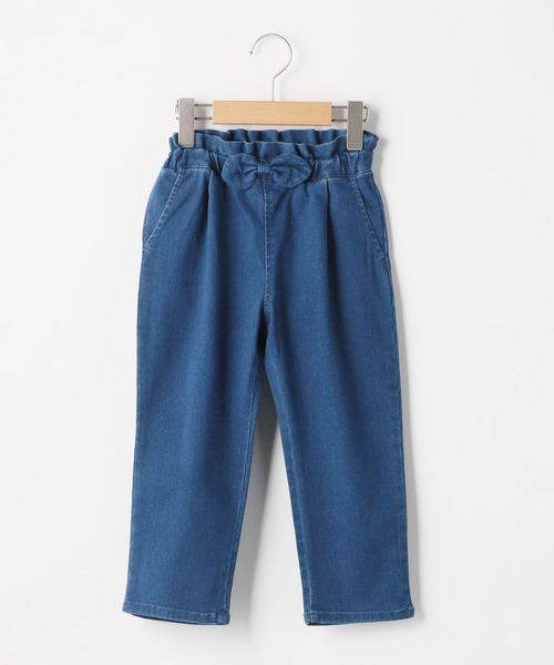 SHIPS（シップス）の「SHIPS KIDS:デニム タック パンツ(100～130cm)（デニムパンツ・キッズ・ネイビー・100/110/120/130）」の2枚目の写真