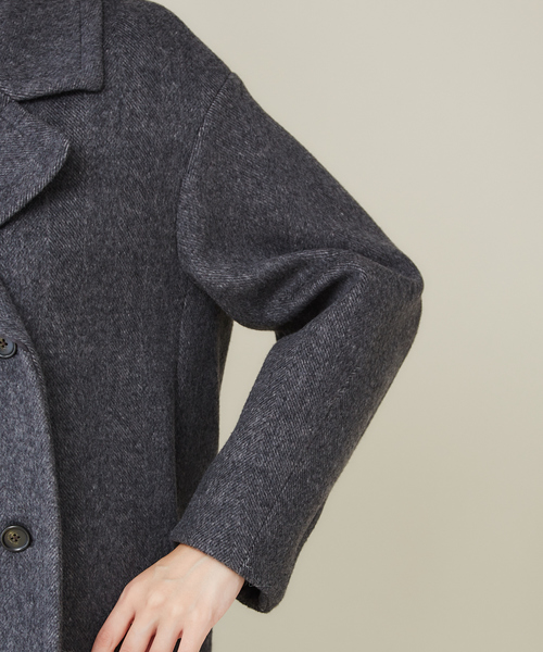 qualite（カリテ）の「ウールヘリンボンビーバー（ピーコート）」 - WEAR