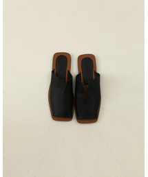 TODAYFUL | レザースリットサンダル(サンダル)