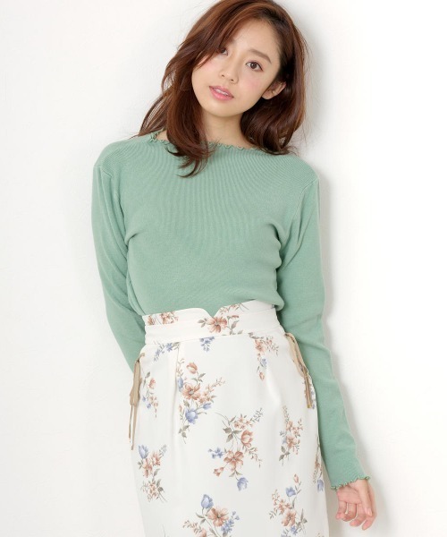 セール メロウフリルリブニット ニット セーター Misch Masch ミッシュマッシュ のファッション通販 Zozotown