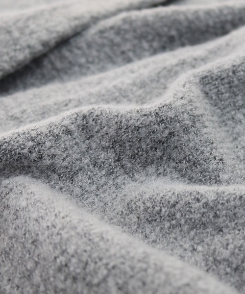 andme（アンドミー）の「ロング丈ふっくらブークレニットカーディガン（カーディガン/ボレロ・レディース・ブラック/グレー/ベージュ/チャコールグレー/ベージュ系その他/オフホワイト/オリーブ・M/S）」の14枚目の写真