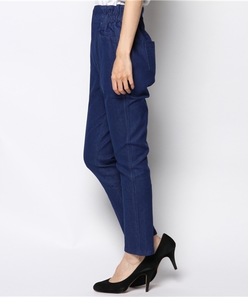 mystic（ミスティック）の「クロップドスキニーデニム（その他パンツ・レディース・ブルー/ネイビー・ﾌﾘ-）」の3枚目の写真