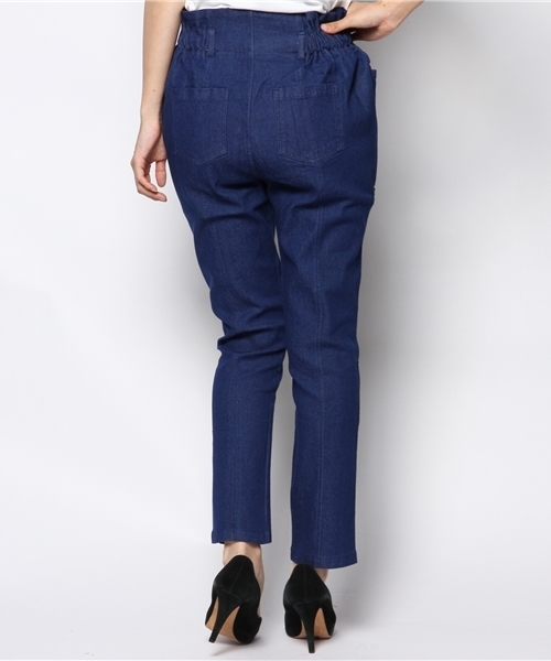 mystic（ミスティック）の「クロップドスキニーデニム（その他パンツ・レディース・ブルー/ネイビー・ﾌﾘ-）」の4枚目の写真