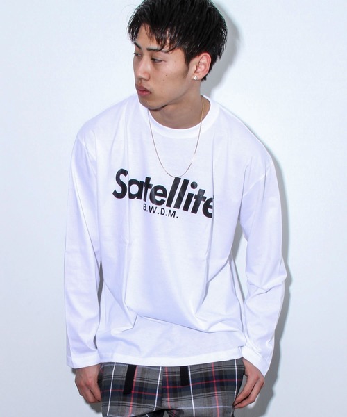 Satellite(サテライト)の「【Satellite(サテライト)】BIG LOGO_L/SビッグシルエットロゴTシャツ(Tシャツ ...