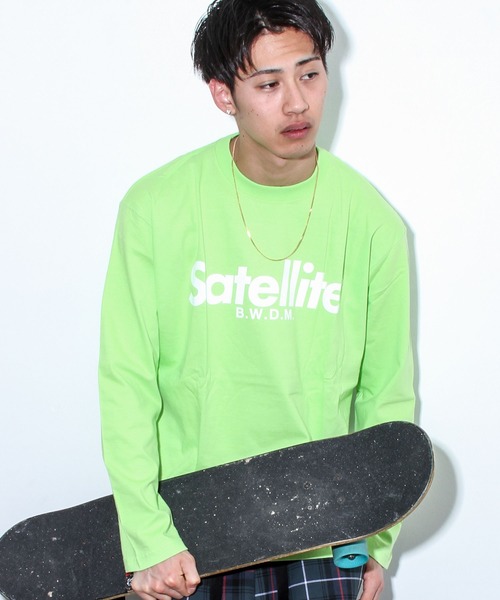 Satellite(サテライト)の「【Satellite(サテライト)】BIG LOGO_L/SビッグシルエットロゴTシャツ(Tシャツ ...
