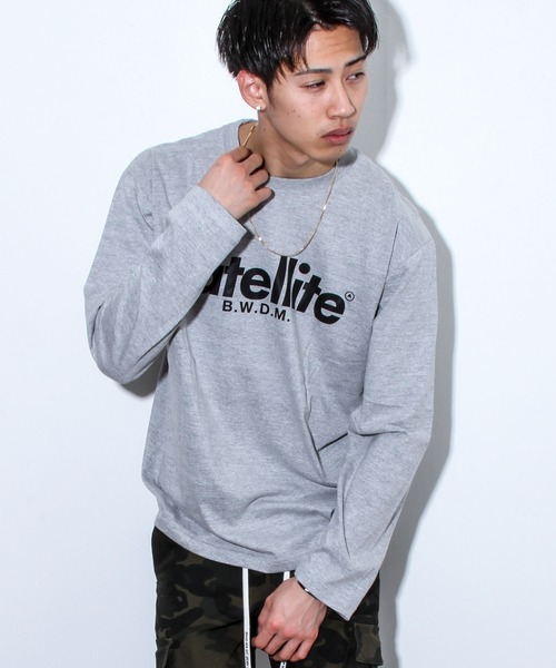 Satellite(サテライト)の「【Satellite(サテライト)】BIG LOGO_L/SビッグシルエットロゴTシャツ(Tシャツ ...