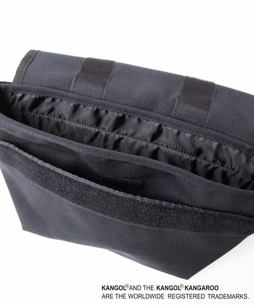 KANGOL（カンゴール）の「∴WEGO/KANGOL SPORT別注ロゴメッセンジャー（ショルダーバッグ・メンズ・ブラック・FREE）」の7枚目の写真