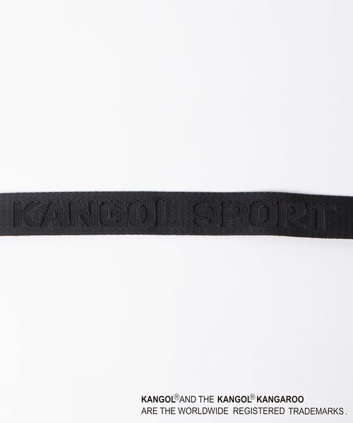 KANGOL（カンゴール）の「∴WEGO/KANGOL SPORT別注ロゴメッセンジャー（ショルダーバッグ・メンズ・ブラック・FREE）」の9枚目の写真