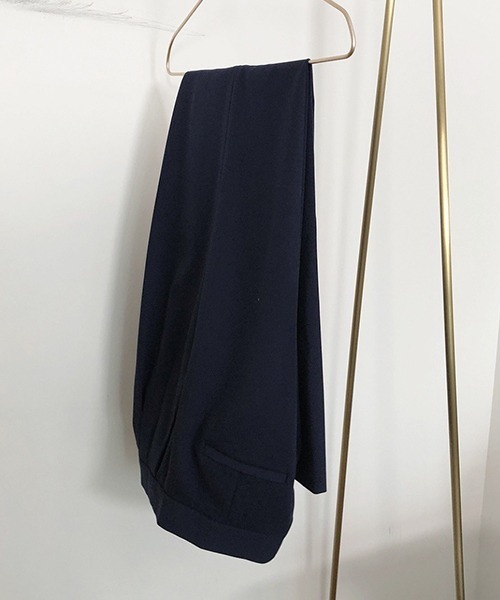chuclla(チュクラ)の「【chuclla】【2020/SS】ハイウエスト ネイビースラックス chw1136(スラックス・レディース・ネイビー・S/M/L)」の10枚目の写真