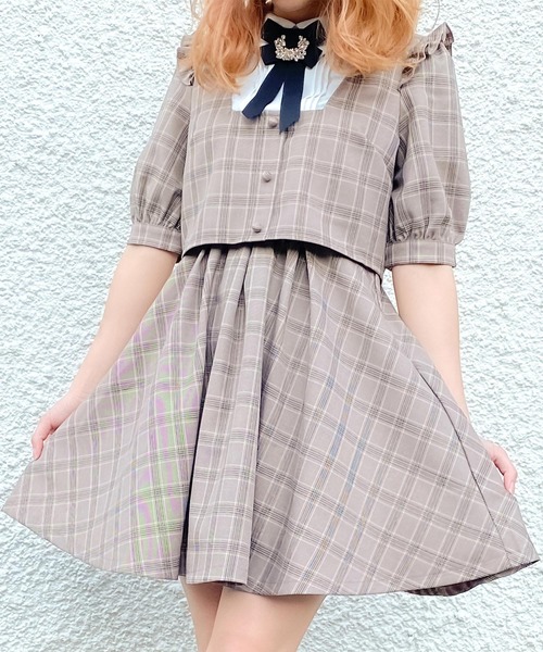 Rojita ロジータ のワンピース 配色カラーチェックop を購入できます Rojita ワンピース ワンピース配色カラーチェック Op ワンピース Rojita ロジータ のファッション 最高の品質のセール