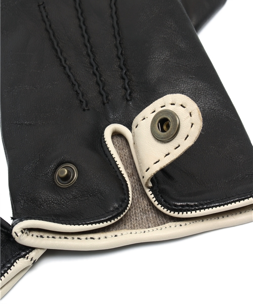Madova Gloves(マドヴァ)の「MADOVA: ナッパグローブ(手袋・メンズ・ブラック/ブラウン/オレンジ/ネイビー・80/85)」の7枚目の写真