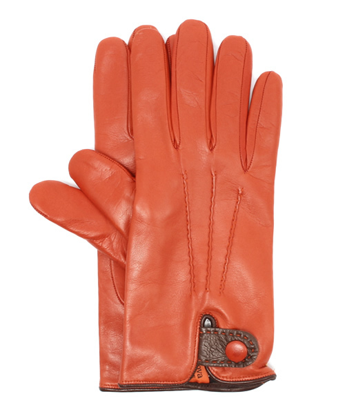 Madova Gloves(マドヴァ)の「MADOVA: ナッパグローブ(手袋・メンズ・ブラック/ブラウン/オレンジ/ネイビー・80/85)」の12枚目の写真