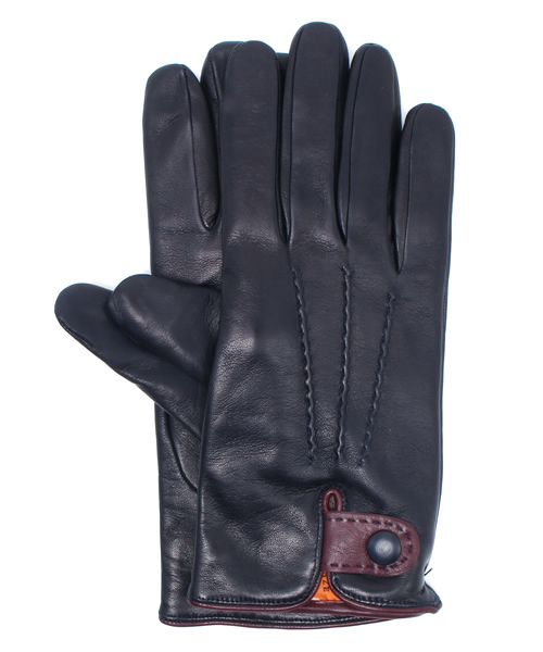 Madova Gloves(マドヴァ)の「MADOVA: ナッパグローブ(手袋・メンズ・ブラック/ブラウン/オレンジ/ネイビー・80/85)」の10枚目の写真