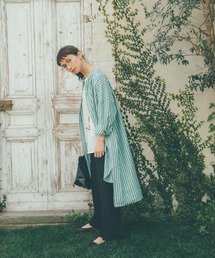 PUAL CE CIN | ストライプシャツワンピース(ワンピース)