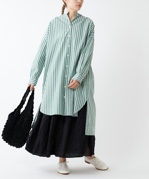 PUAL CE CIN（ピュアルセシン）の「ストライプシャツワンピース（ワンピース・レディース・その他1/その他2/その他3/その他4/その他5・FREE）」の18枚目の写真