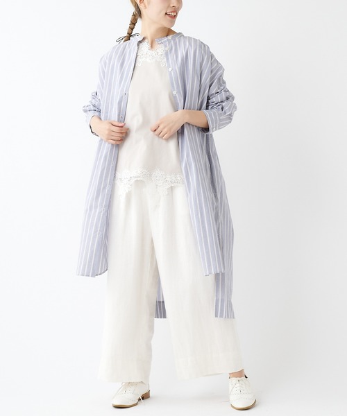 PUAL CE CIN（ピュアルセシン）の「ストライプシャツワンピース（ワンピース・レディース・その他1/その他2/その他3/その他4/その他5・FREE）」の12枚目の写真