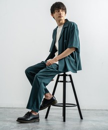 Rocky Monroe | セットアップ 半袖 ビック ポケット ジャケット＆テーパードパンツ(セットアップ)