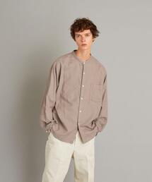 Steven Alan | ＜Steven Alan＞ BTR NEL BAND COLLAR SHIRT-LOOSE/シャツ(シャツ/ブラウス)
