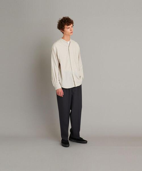 【美品】Steven Alan/BTR NEL バンドカラーシャツ-LOOSE 美品】Steven Alan/BTR NEL バンドカラーシャツ-LOOSE - メルカリ