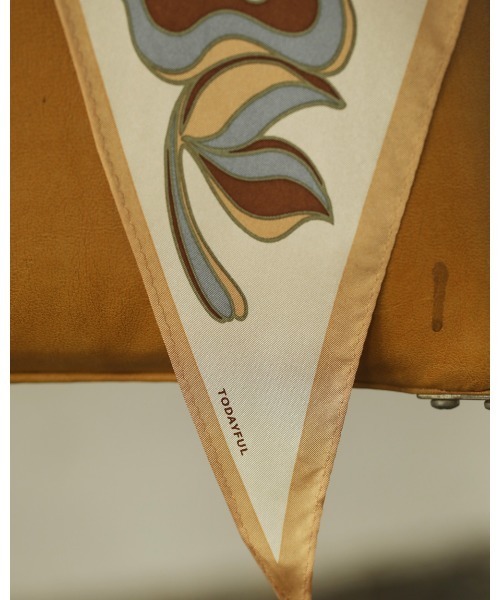 TODAYFUL（トゥデイフル）の「シルクタイスカーフ（バンダナ/スカーフ・レディース・キナリ/ブラック・FREE）」の13枚目の写真