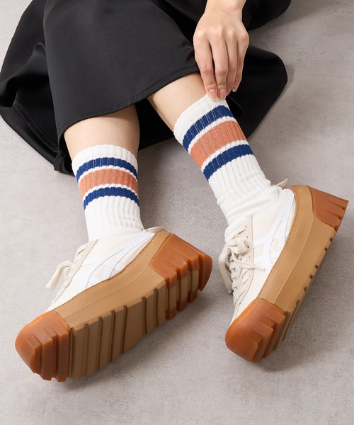 FRUIT OF THE LOOM（フルーツオブザルーム）の「【FRUIT OF THE LOOM】3Pパッククルーソックス  ロングソックス  定番ラインソックス（ソックス/靴下・メンズ・その他/その他2/その他3/その他5/その他4/ホワイト・L/M）」の22枚目の写真