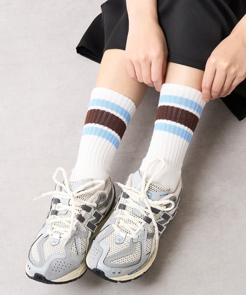 セール】【FRUIT OF THE LOOM】3Pパッククルーソックス ロングソックス