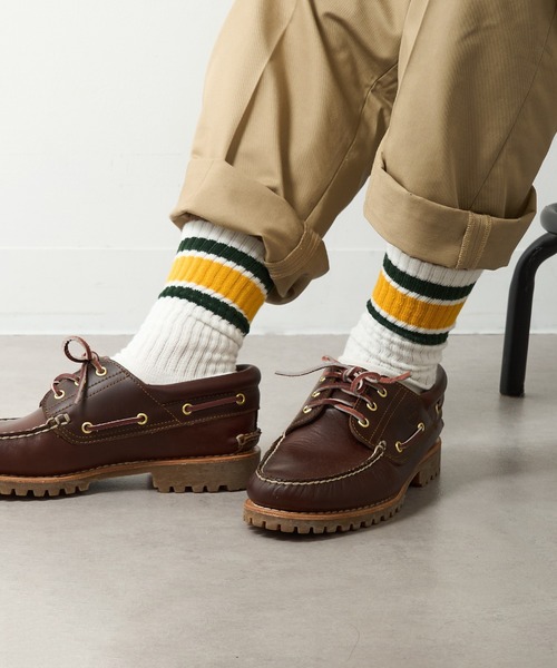 FRUIT OF THE LOOM（フルーツオブザルーム）の「【FRUIT OF THE LOOM】3Pパッククルーソックス  ロングソックス  定番ラインソックス（ソックス/靴下・メンズ・その他/その他2/その他3/その他5/その他4/ホワイト・L/M）」の9枚目の写真