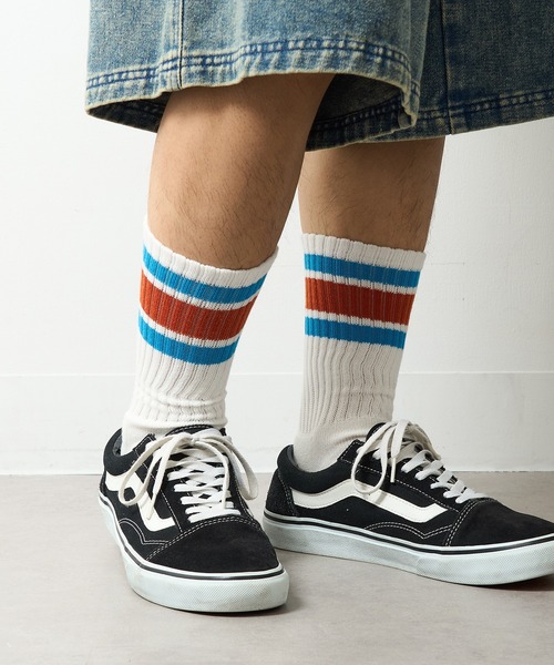 FRUIT OF THE LOOM（フルーツオブザルーム）の「【FRUIT OF THE LOOM】3Pパッククルーソックス  ロングソックス  定番ラインソックス（ソックス/靴下・メンズ・その他/その他2/その他3/その他5/その他4/ホワイト・L/M）」の11枚目の写真