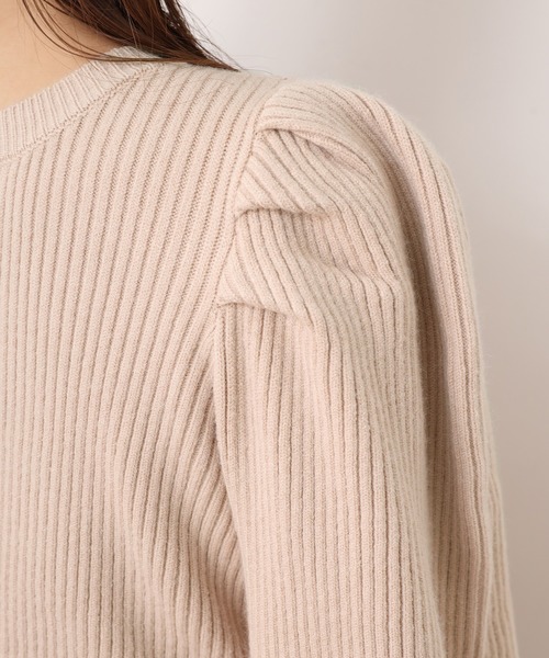 one after another NICE CLAUP（ワンアフターアナザーナイスクラップ）の「前後２Wayニットカーディガン（ニット/セーター・レディース・ベージュ/ブラウン/オレンジ/アイボリー・FREE）」の16枚目の写真