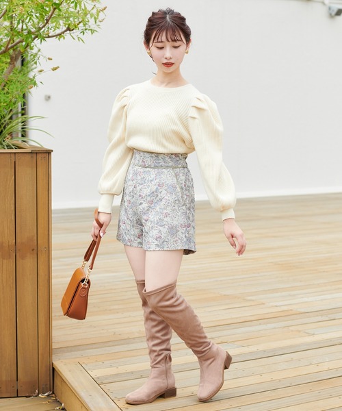 one after another NICE CLAUP（ワンアフターアナザーナイスクラップ）の「前後２Wayニットカーディガン（ニット/セーター・レディース・ベージュ/ブラウン/オレンジ/アイボリー・FREE）」の22枚目の写真