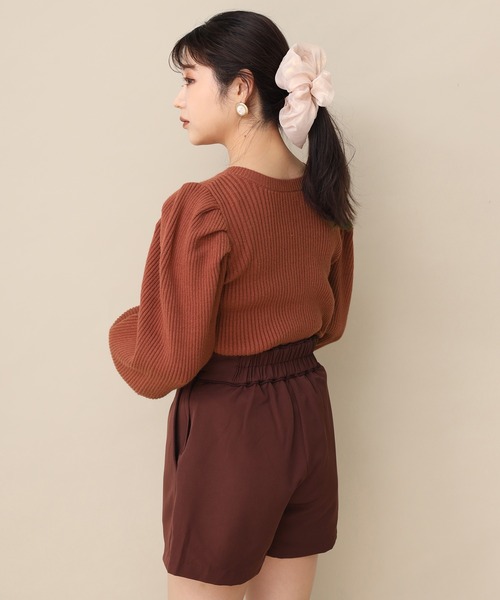 one after another NICE CLAUP（ワンアフターアナザーナイスクラップ）の「前後２Wayニットカーディガン（ニット/セーター・レディース・ベージュ/ブラウン/オレンジ/アイボリー・FREE）」の15枚目の写真